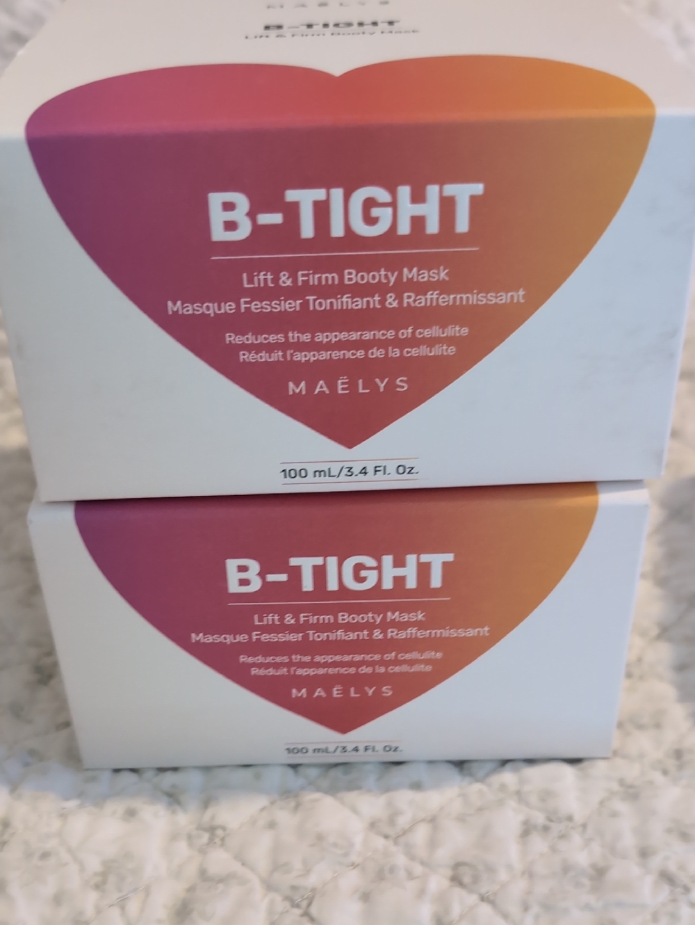 MAÉLYS B-TIGHT Lift & Firm Booty Mask Cream - Pink/Orange